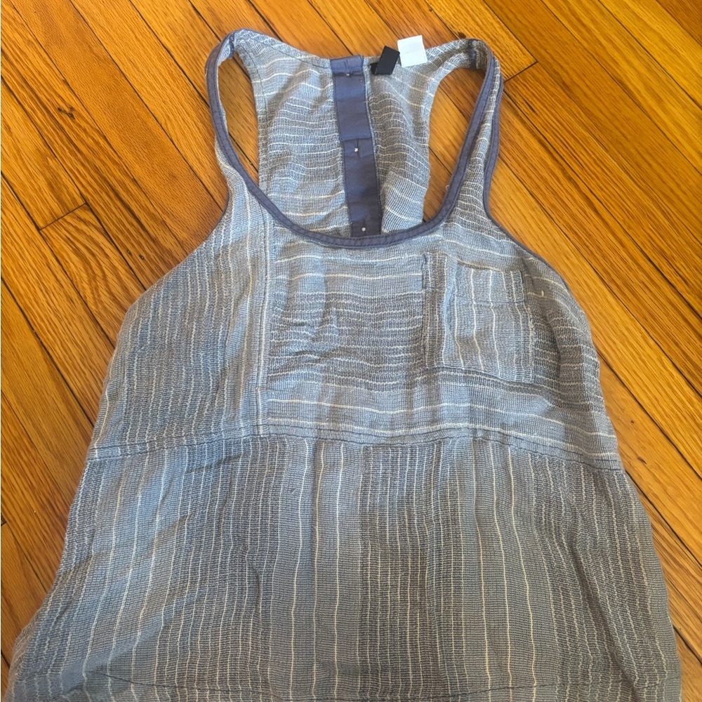 BDG Striped Gray Tank Top